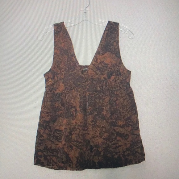 The Limited Tops - Tank medium brown silk